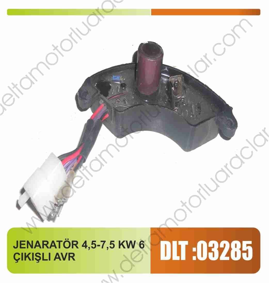 JENERATÖR 4,5-7,5 KW 6 ÇIKŞLI AVR