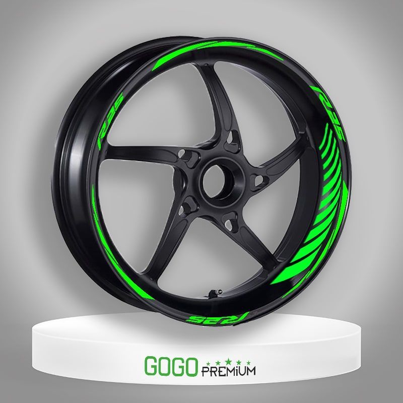 FLORASAN YEŞİL RACİNG YAMAHA R25 UYUMLU JANT ŞERİDİ