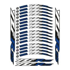 MAVİ BASKI YAMAHA R25 UYUMLU JANT ŞERİDİ