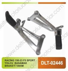 RACİNG 150-23 F5 SPORT YOLCU BASAMAK BRAKETİ TAKIM