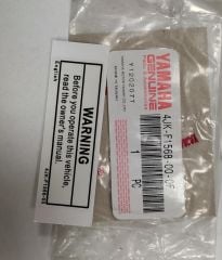 YAMAHA CYGNUS ORİJİNAL UYARI YAZISI STICKER 4JK-F1568-00-0F