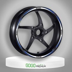 MAVİ BEYAZ YAMAHA UYUMLU REFLEKTÖRLÜ JANT ŞERİDİ