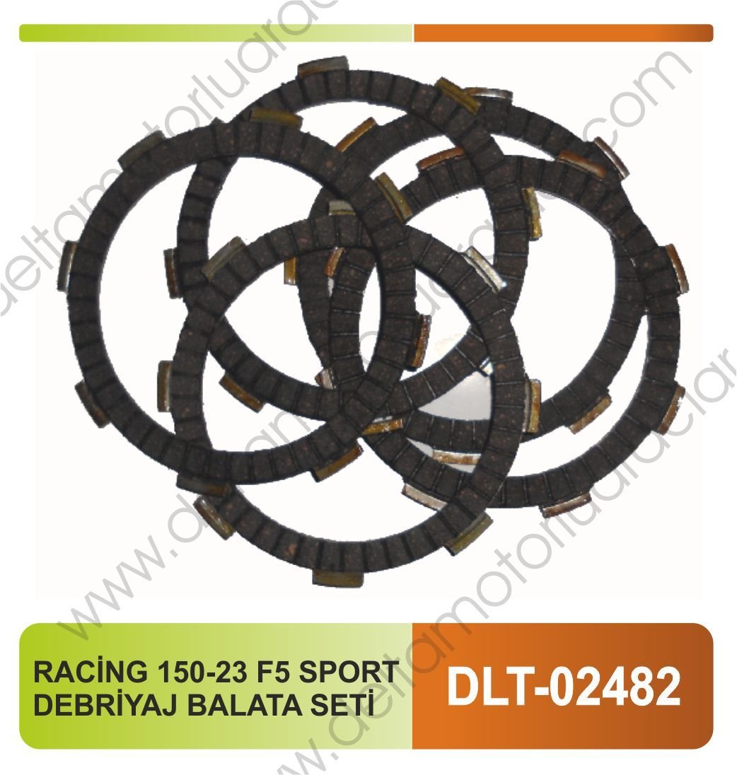 RACİNG 150-23 F5 SPORT DEBRİYAJ BALATA SETİ