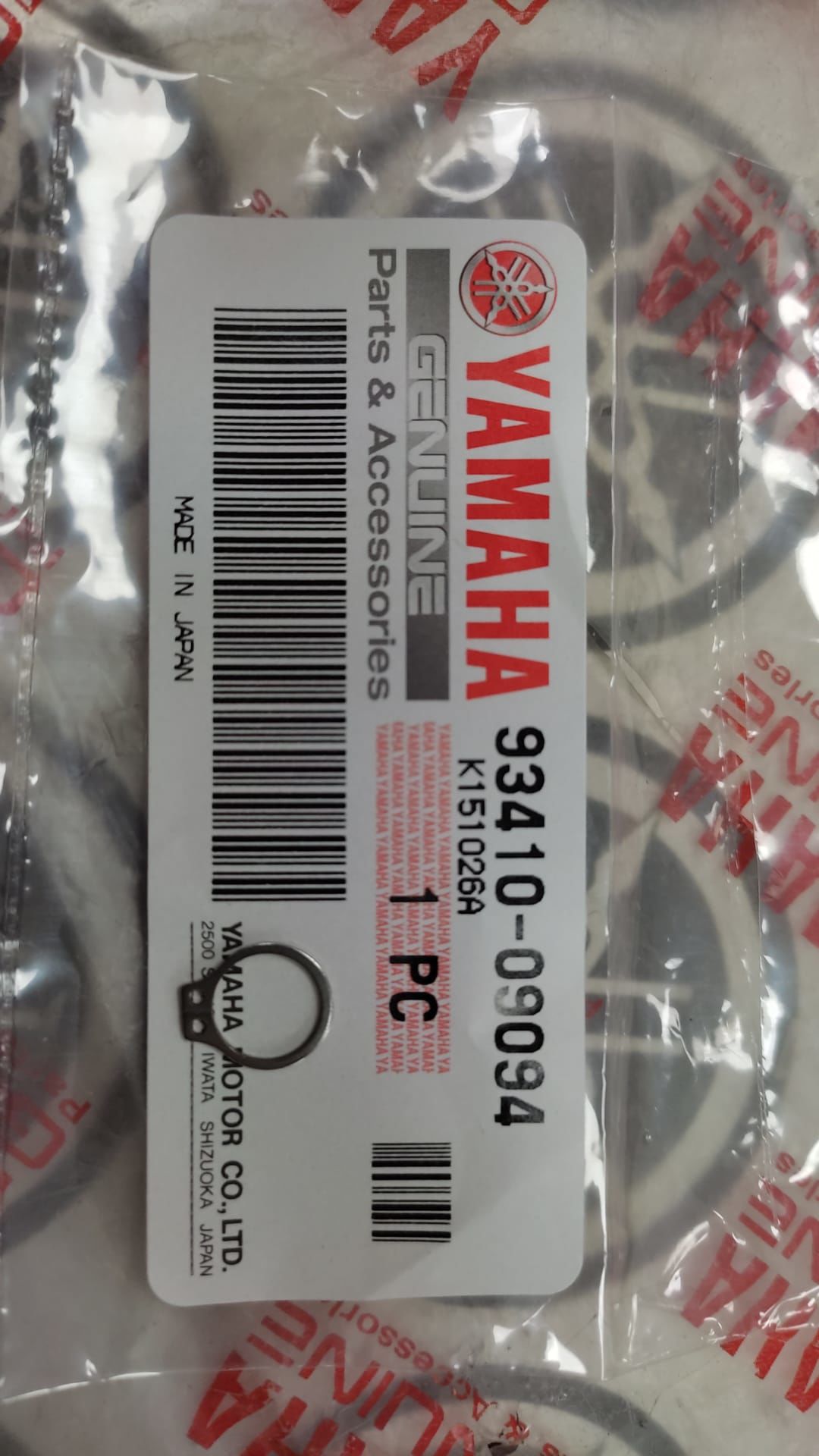 YAMAHA MT-10/R1 2016-22 ORİJİNAL AYAK MARŞ SEKMANI 93410-09094