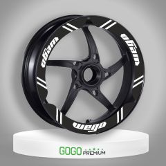 TVS WEGO 110 2012 - 2022 UYUMLU SİYAH GENİŞ JANT ŞERİDİ