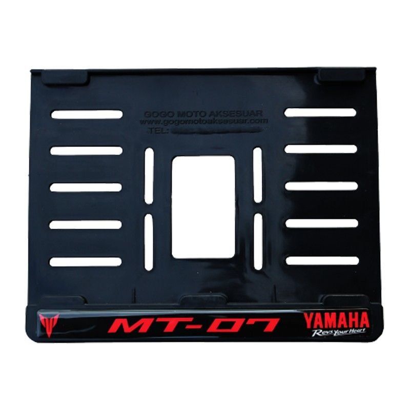 YAMAHA MT-07 UYUMLU 1 PLASTİK (15x24 cm) KIRILMAZ PLAKALIK