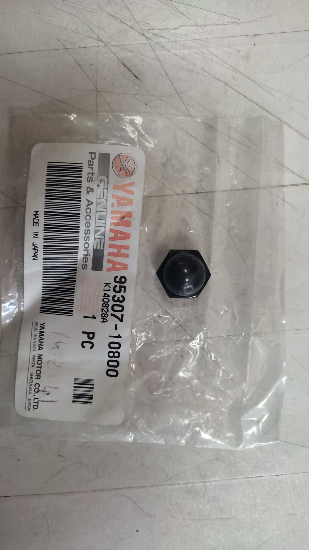 YAMAHA BWS 125cc 2010-15 ORİJİNAL ARKA KOL SÜSPANSİYON SOMUNU 95307-10800