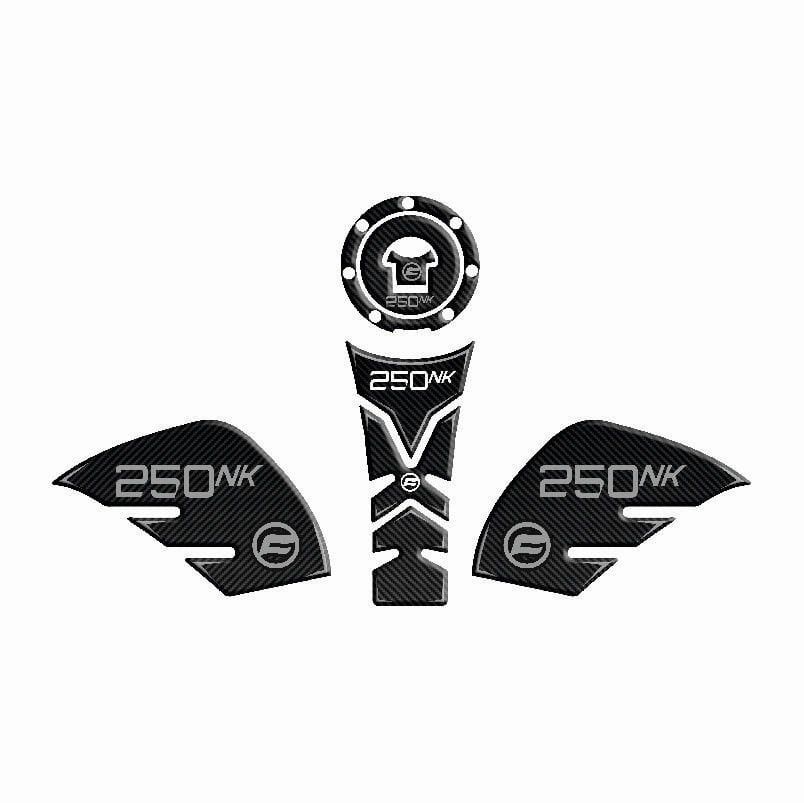 CF MOTO 250 NK 2018 - 2023 UYUMLU Tank Pad SET 002