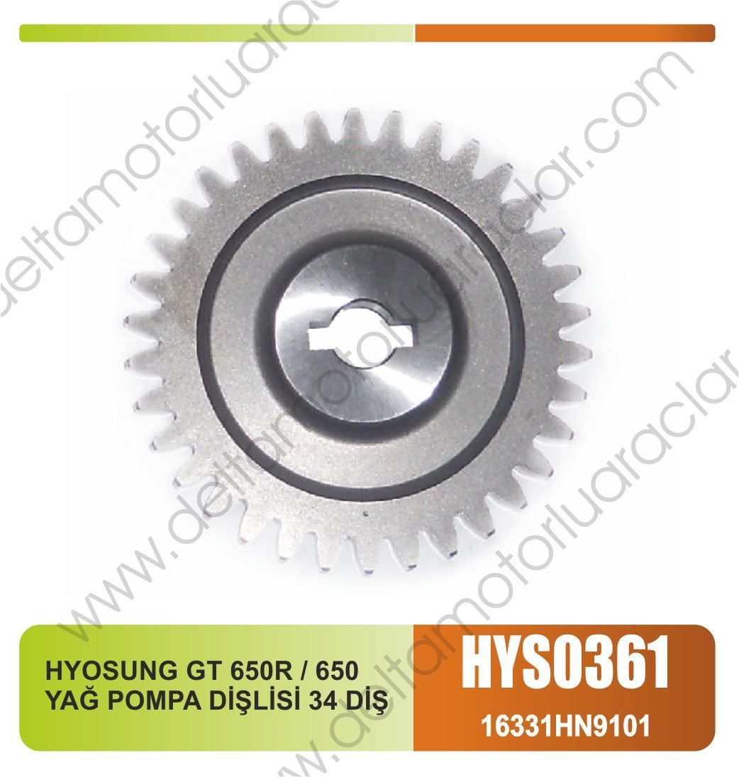 HYOSUNG GT 650R / 650 YAĞ POMPA DİŞLİSİ 34 DİŞ