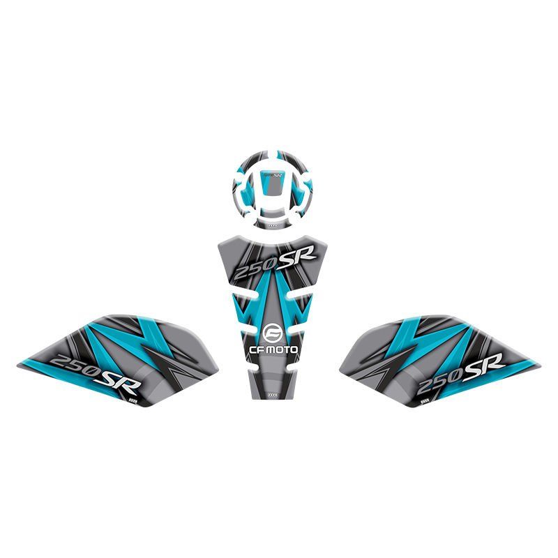 CF MOTO 250 SR 2020 - 2023 UYUMLU TANK PAD SET 010