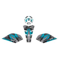 CF MOTO 250 SR 2020 - 2023 UYUMLU TANK PAD SET 010