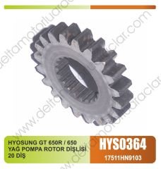 HYOSUNG GT 650R / 650 YAĞ POMPA ROTOR DİŞLİSİ 20 DİŞ