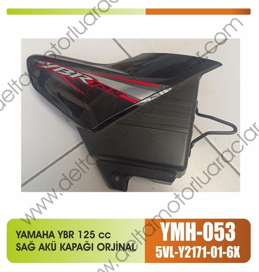 YAMAHA YBR 125 cc  SAĞ AKÜ KAPAĞI ORJİNAL