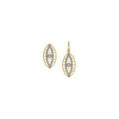 Opposite Side Evil Eye Earrings
