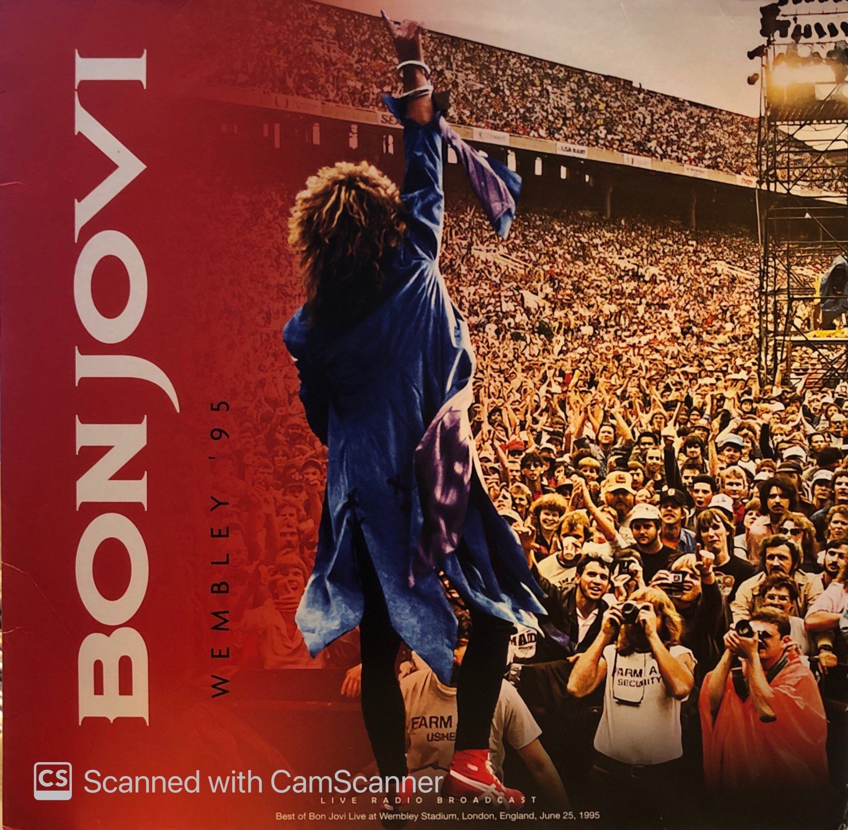 Bon Jovi – Wembley '95 LP ( Orange Vinyl )