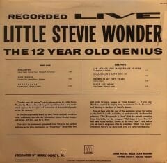 Little Stevie Wonder* – The 12 Year Old Genius - Recorded Live LP