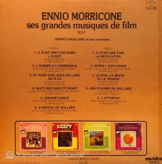 Ennio Morricone, Mario Cavallero Et Son Orchestre – Ses Grandes Musiques De Film Vol.1 LP