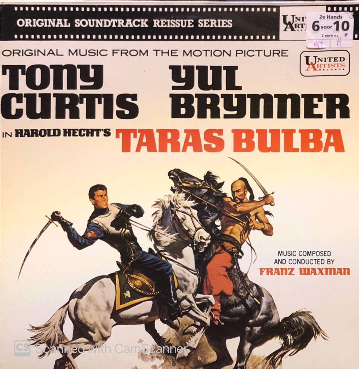 Franz Waxman – Taras Bulba (Original Music From The Motion Picture) LP