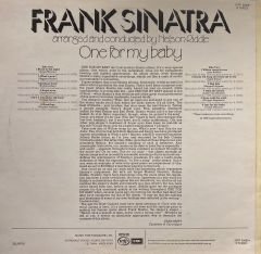 Frank Sinatra – One For My Baby LP