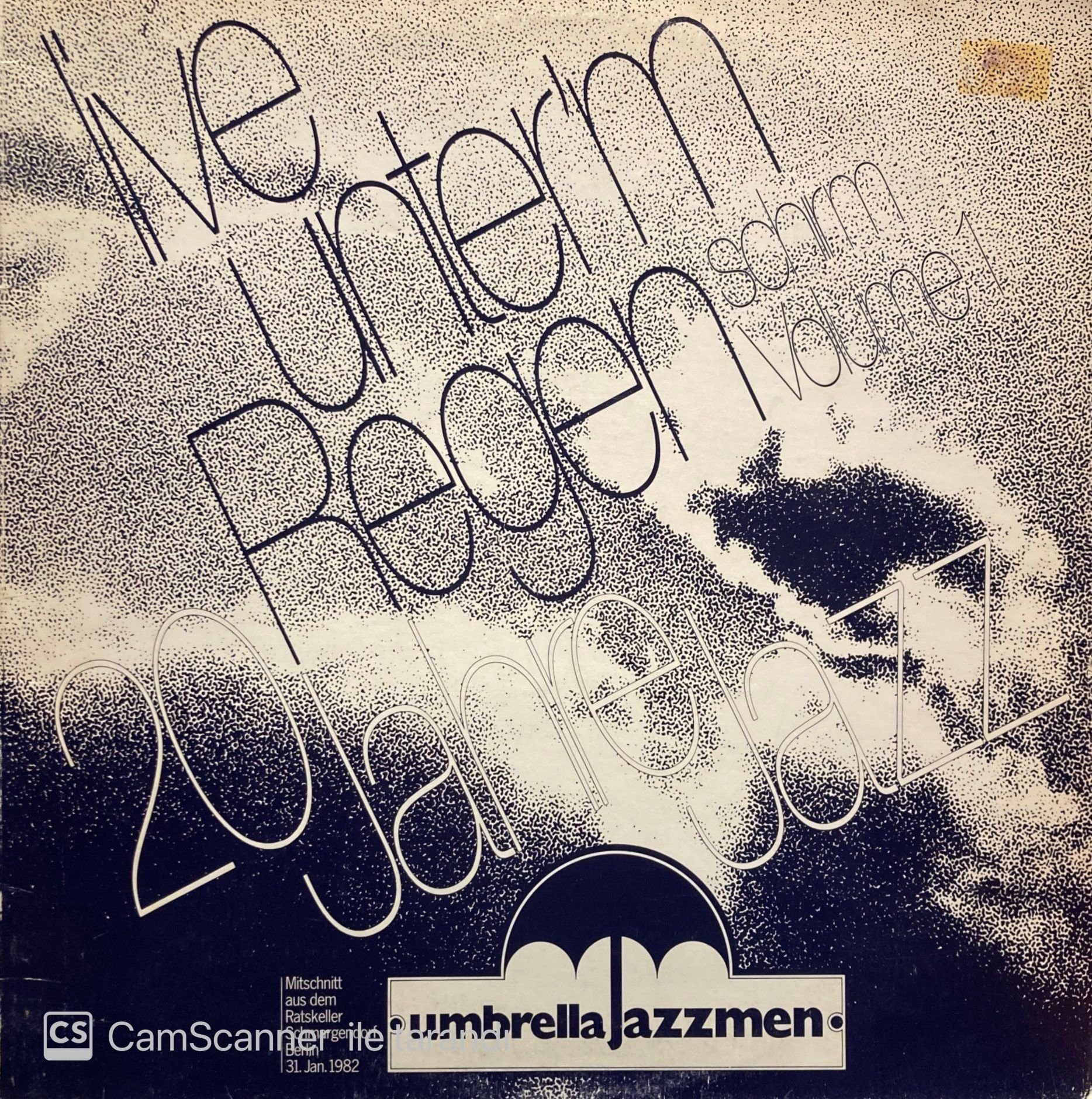 Umbrella Jazzmen – Live Unter'm Regenschirm ‎- 20 Jahre Jazz ‎- Volume 1 LP