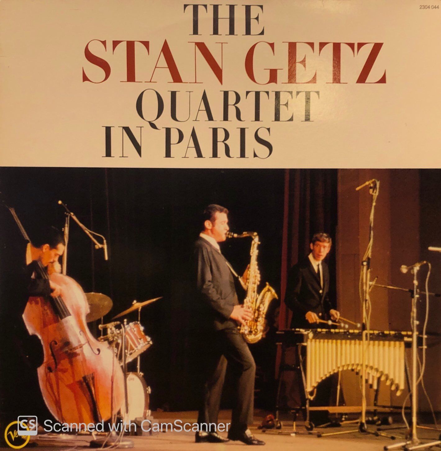 Stan Getz Quartet – Stan Getz Quartet In Paris LP