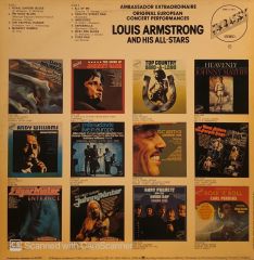 Louis Armstrong And His All-Stars – Ambassador Extraordinaire - Original European Concert Performances LP