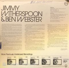 Jimmy Witherspoon & Ben Webster – Previously Unreleased Recordings LP