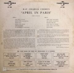 The Ray Charles Chorus – April In Paris LP