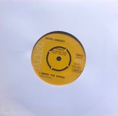 David Cassidy - I Write The Songs / Get It Up For Love 45lik