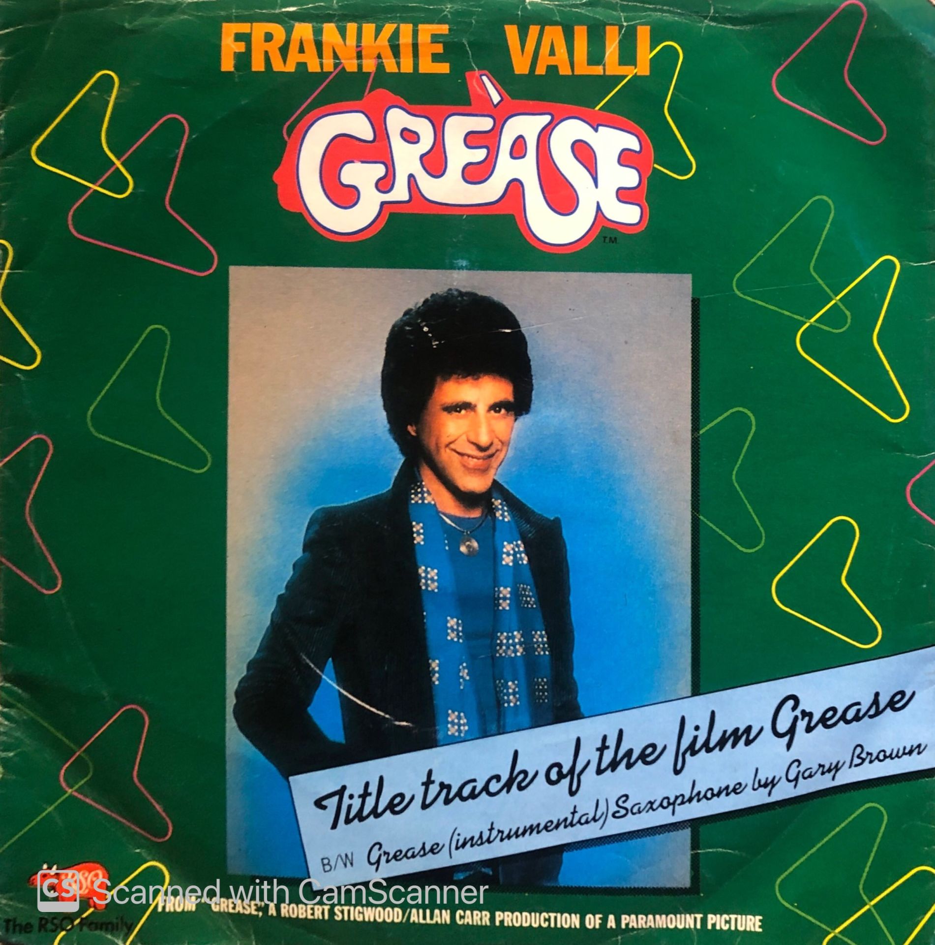 Frankie Valli - Grease / Grease Instrumental 45lik