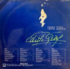 Edith Piaf – Portrait Of Piaf - 25 Of Her Greatest Hits LP