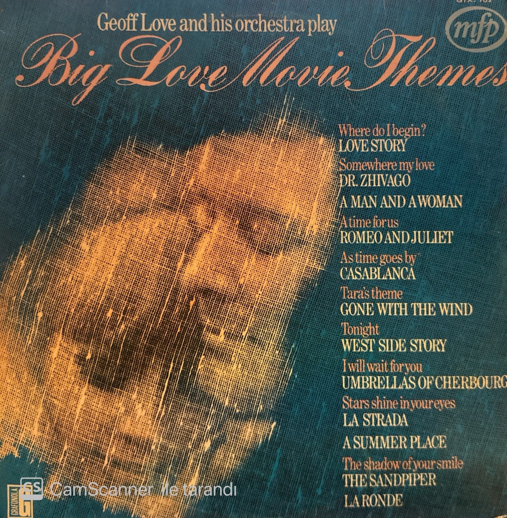 Geoff Love And His Orchestra* – Big Love Movie Themes LP