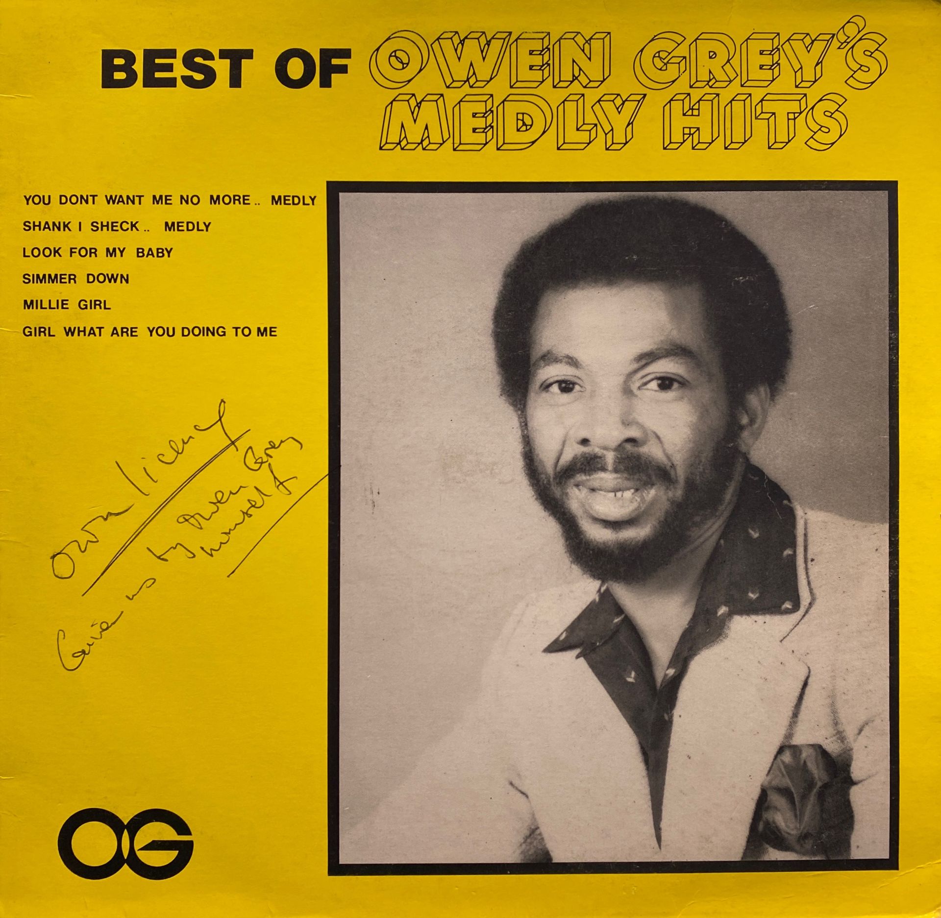 Owen Gray – Best Of Owen Grey's Medly Hits LP