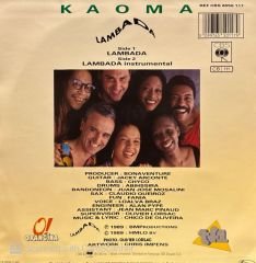 Kaoma – Lambada / 	Lambada (Instrumental) 45'lik