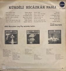 Kasım İnaltekin – Kürdili Hicazkar Faslı LP