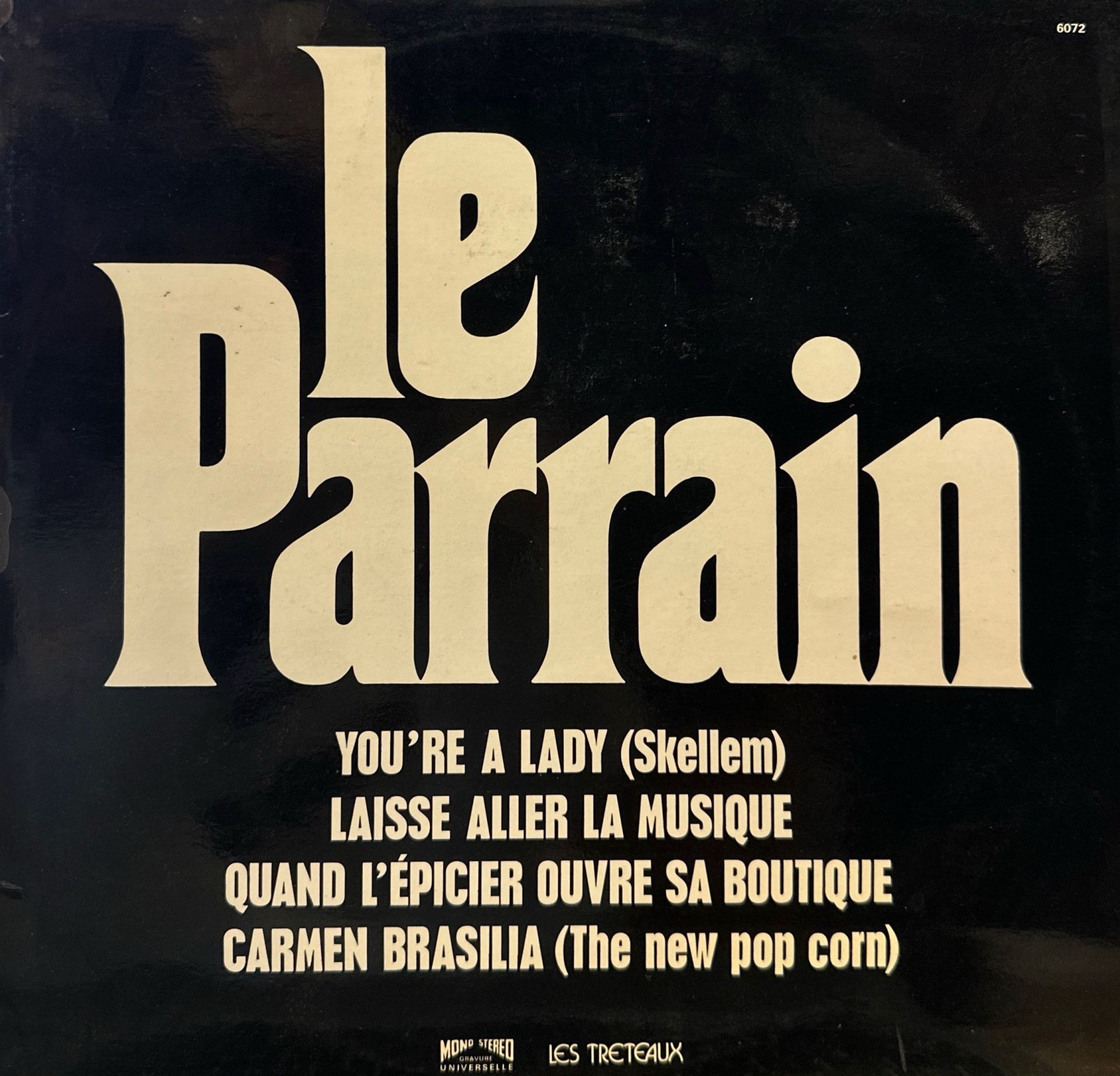 The Music Sweepers – Le Parrain ( The Godfather ) Soundtrack LP