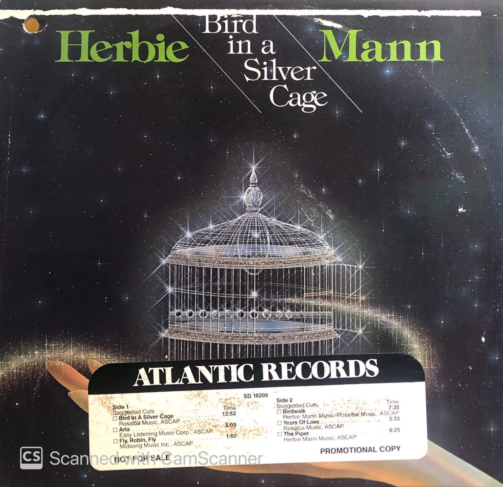 Herbie Mann – Bird In A Silver Cage LP