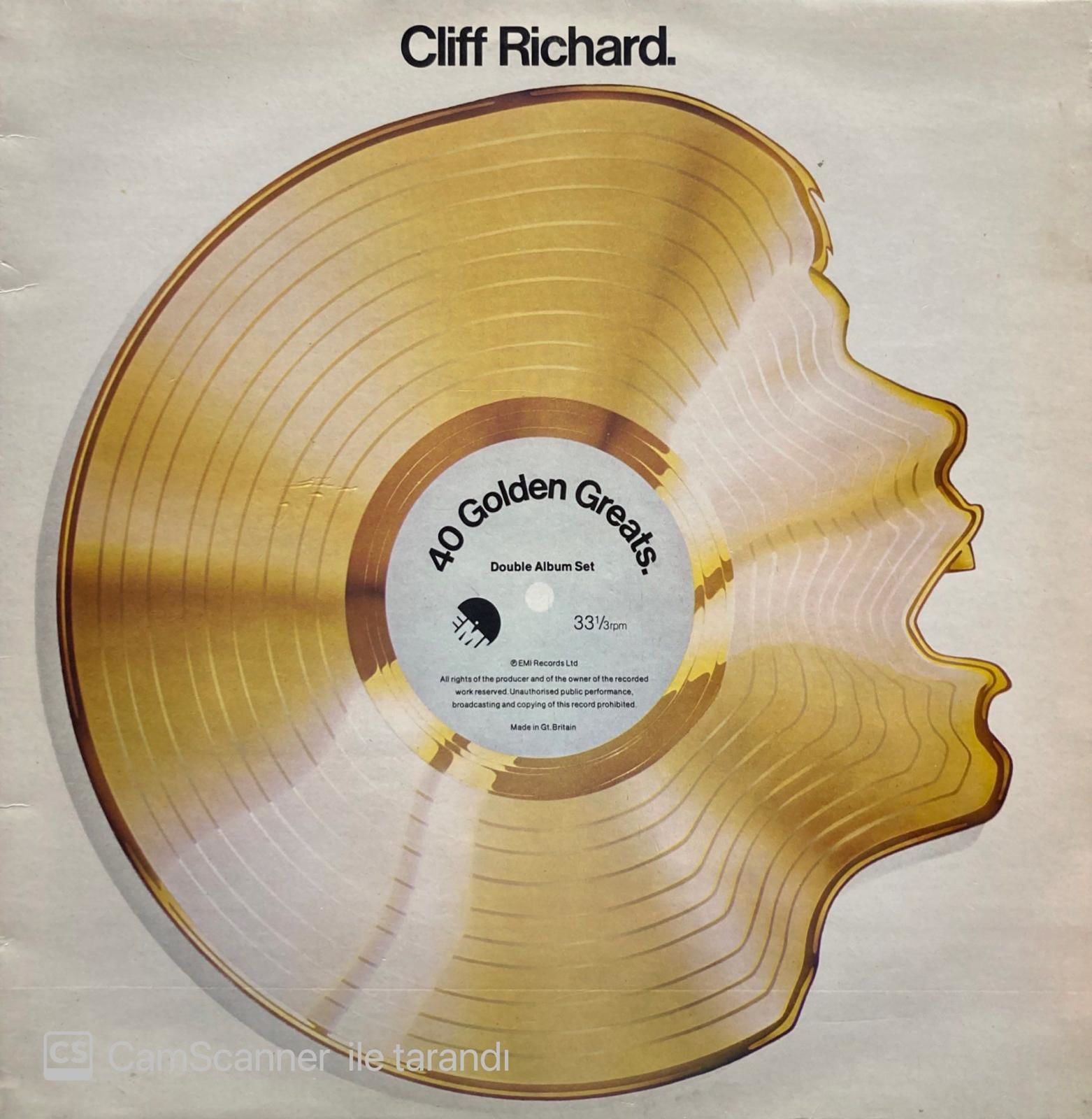 Cliff Richard – 40 Golden Greats LP