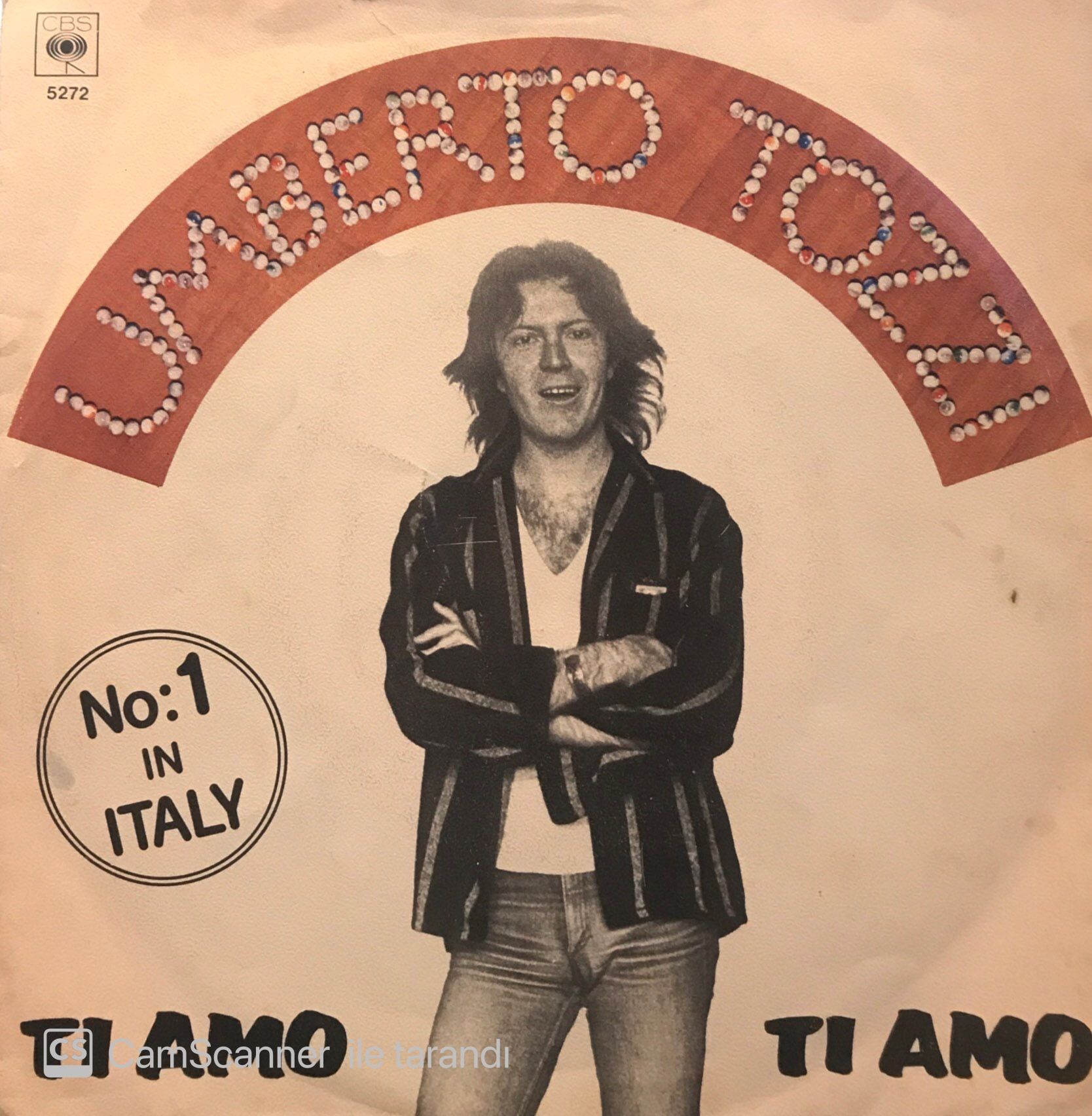 Umberto Tozzi- Ti Amo/ Dimentica, Dimentica 45'lik