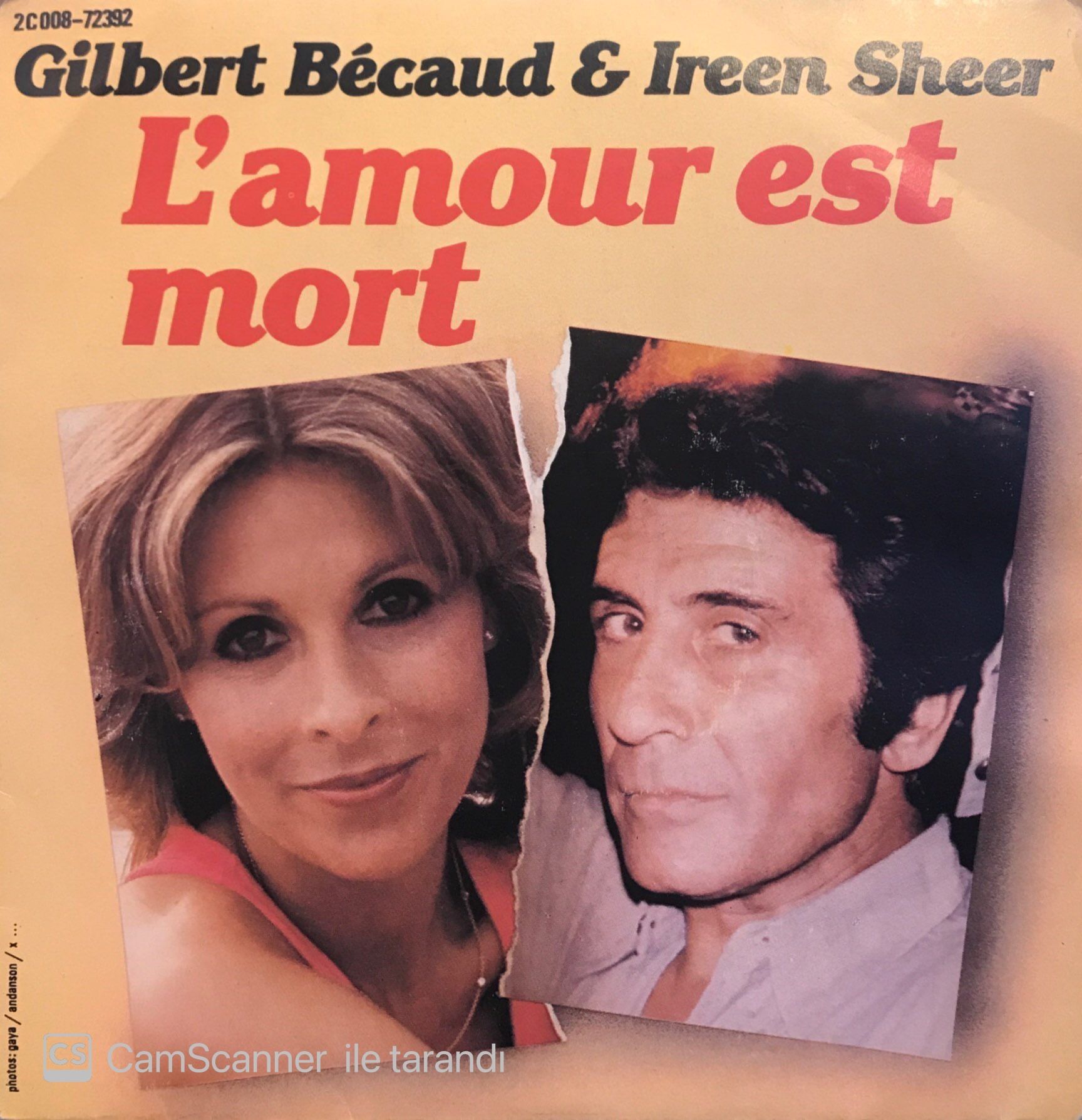 Gilbert Becaud / Ireen Sheer - L'amour Est Mort 45'lik