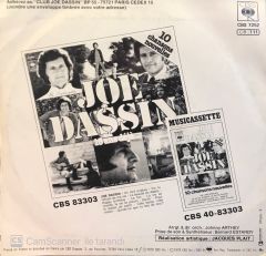 Joe Dassin - Cote Banjo, Cote Violon / Toi Le Refrain De Ma Vie 45'lik