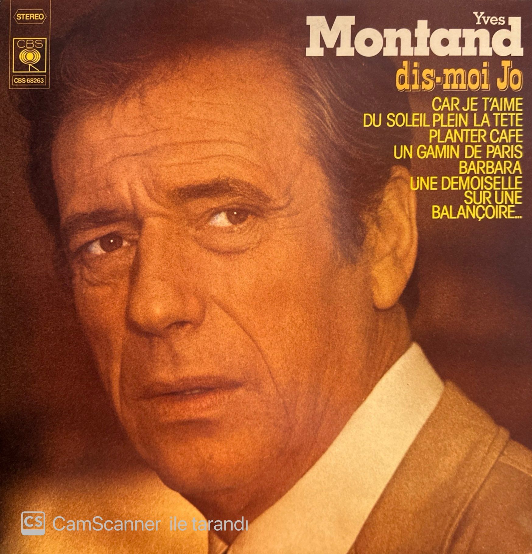 Yves Montand – Dis-Moi Jo LP