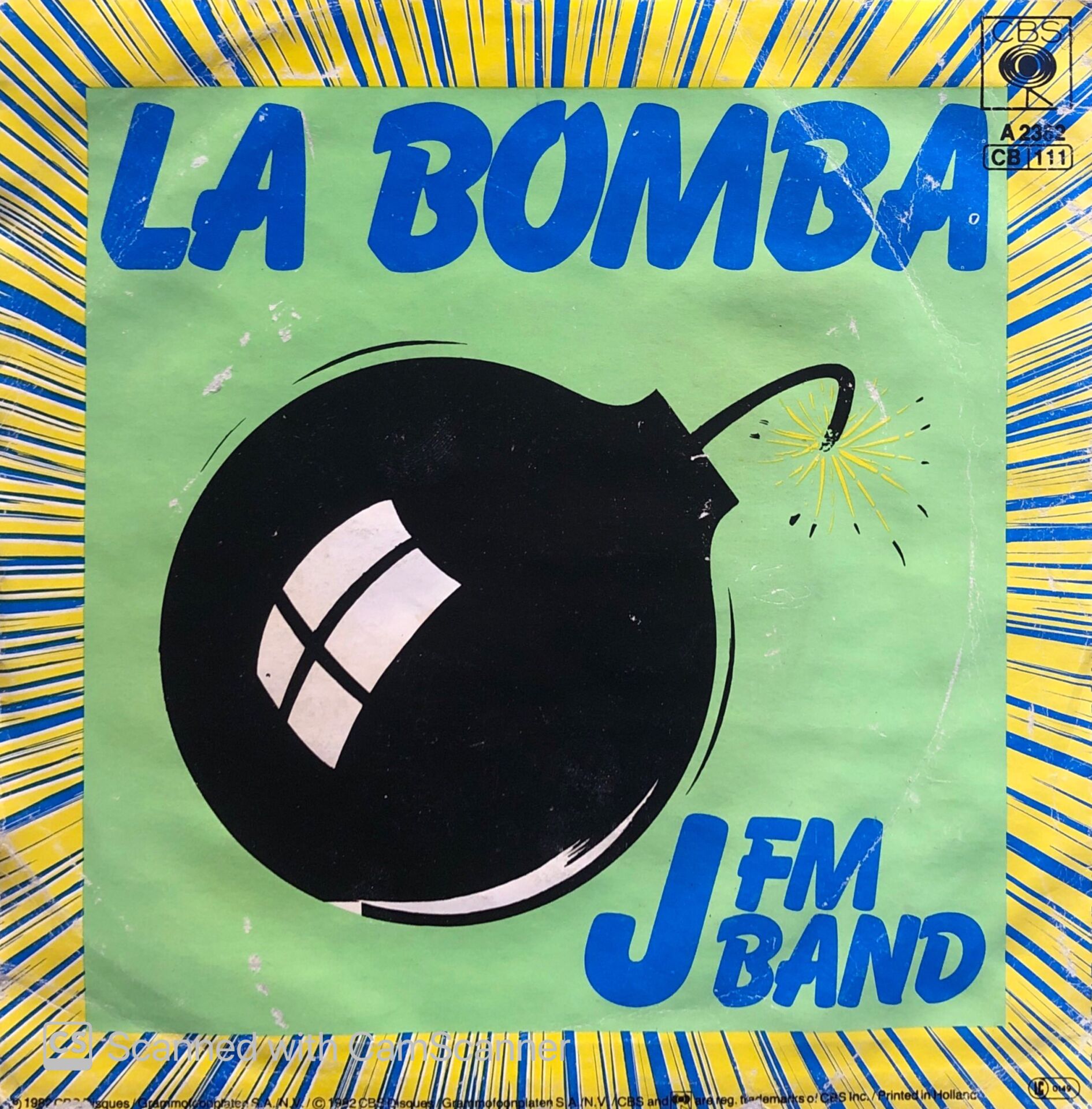 J. F. M. Band - La Bomba / La Bomba (Instrumental) 45lik