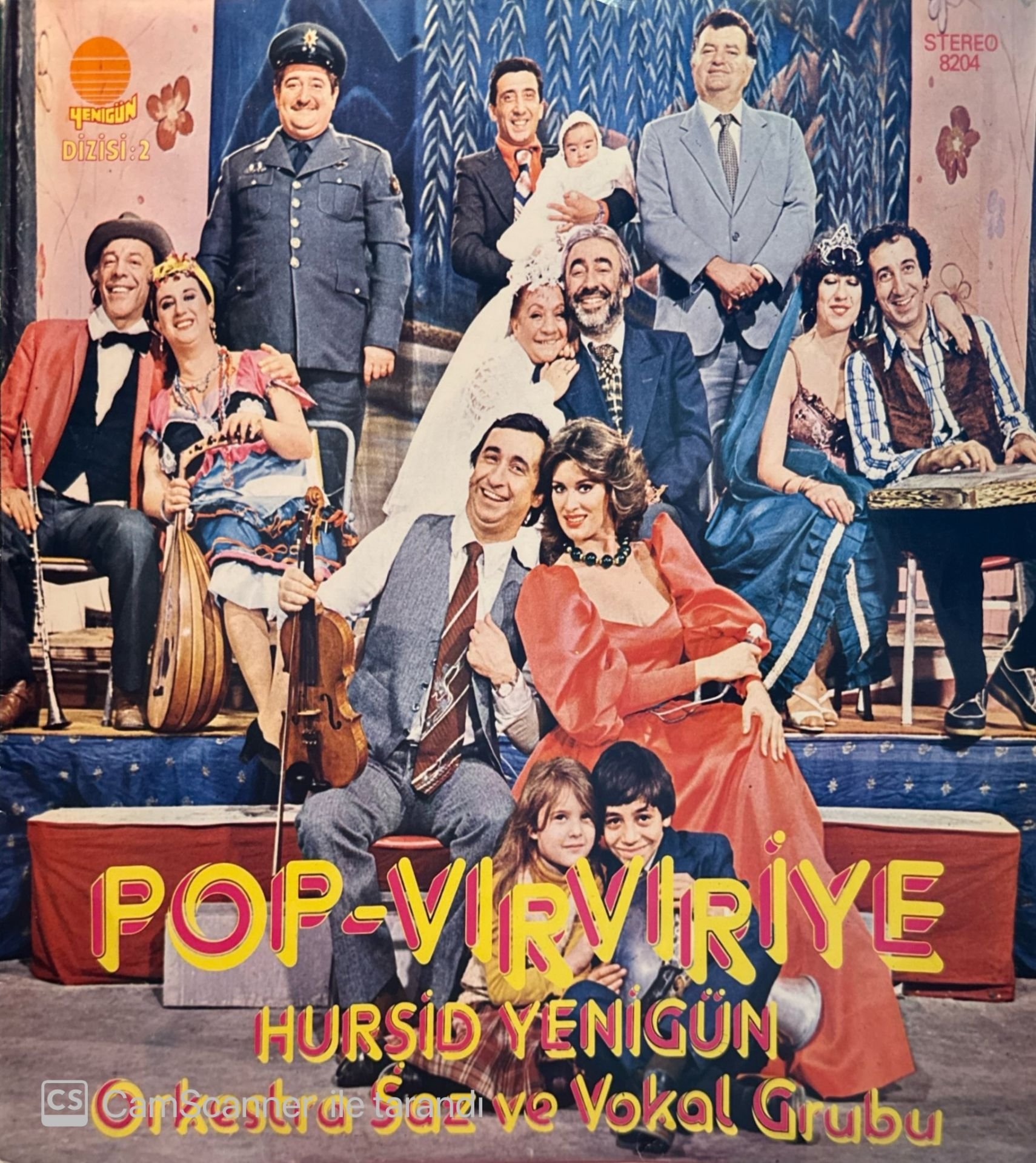 Hurşid Yenigün Orkestra Saz Ve Vokal Grubu – Pop Vırvıriye LP