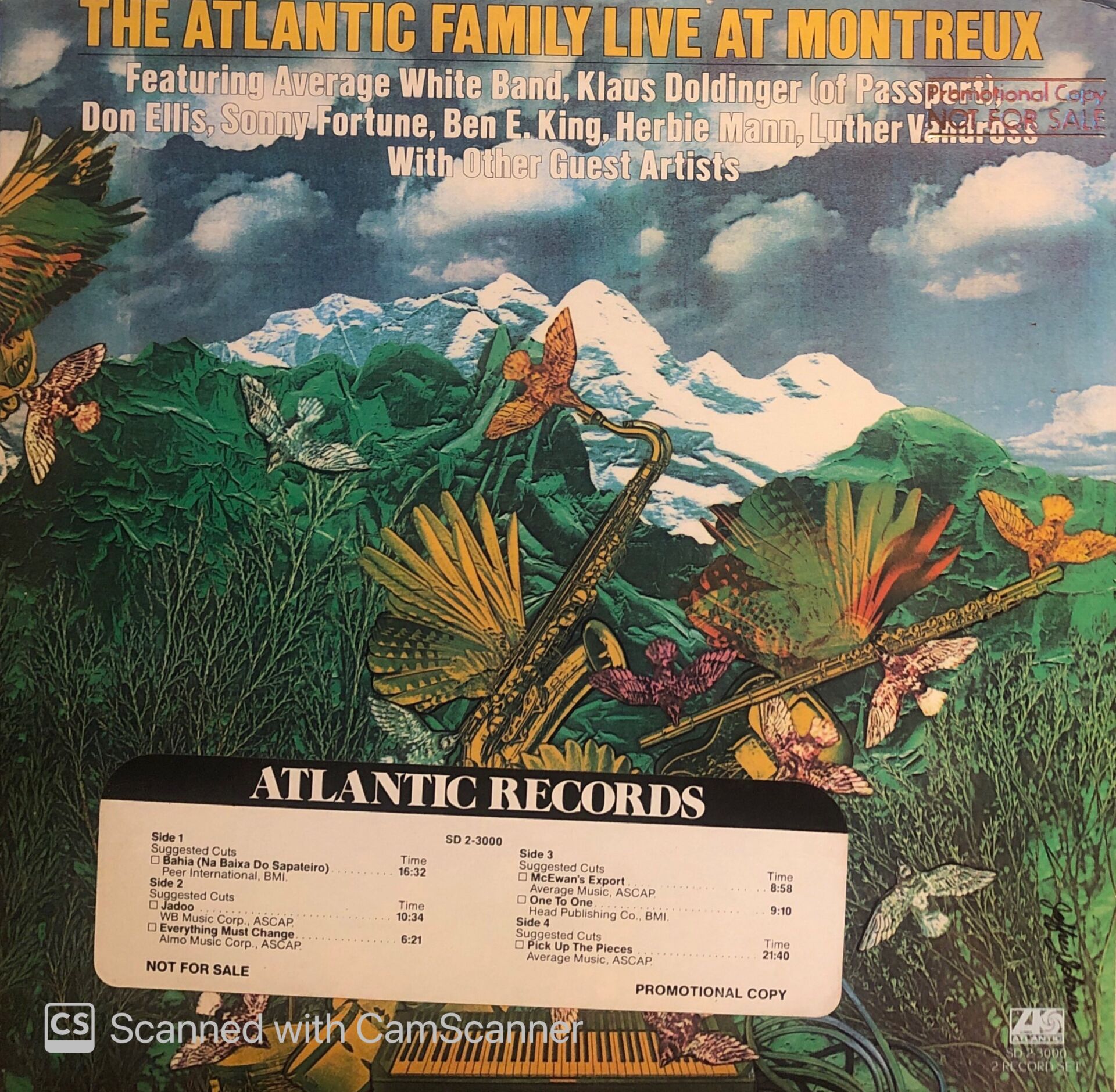 The Atlantic Family Live At Montreux LP