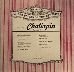 Chaliapin* – Great Voices Of The Century Volume 3, Everest/Scala LP