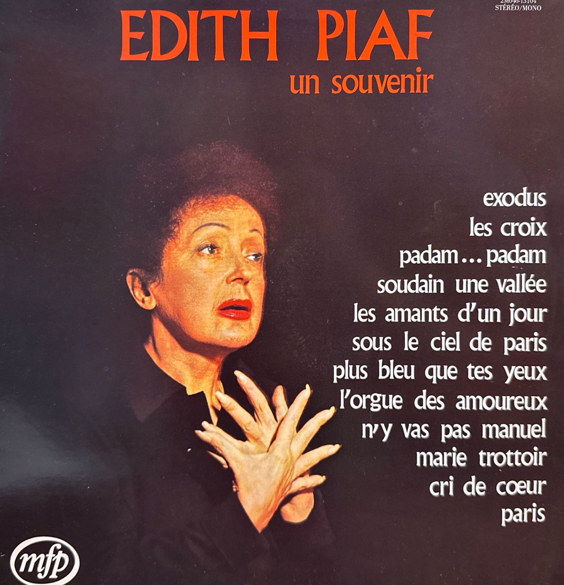 Edith Piaf – Un Souvenir LP