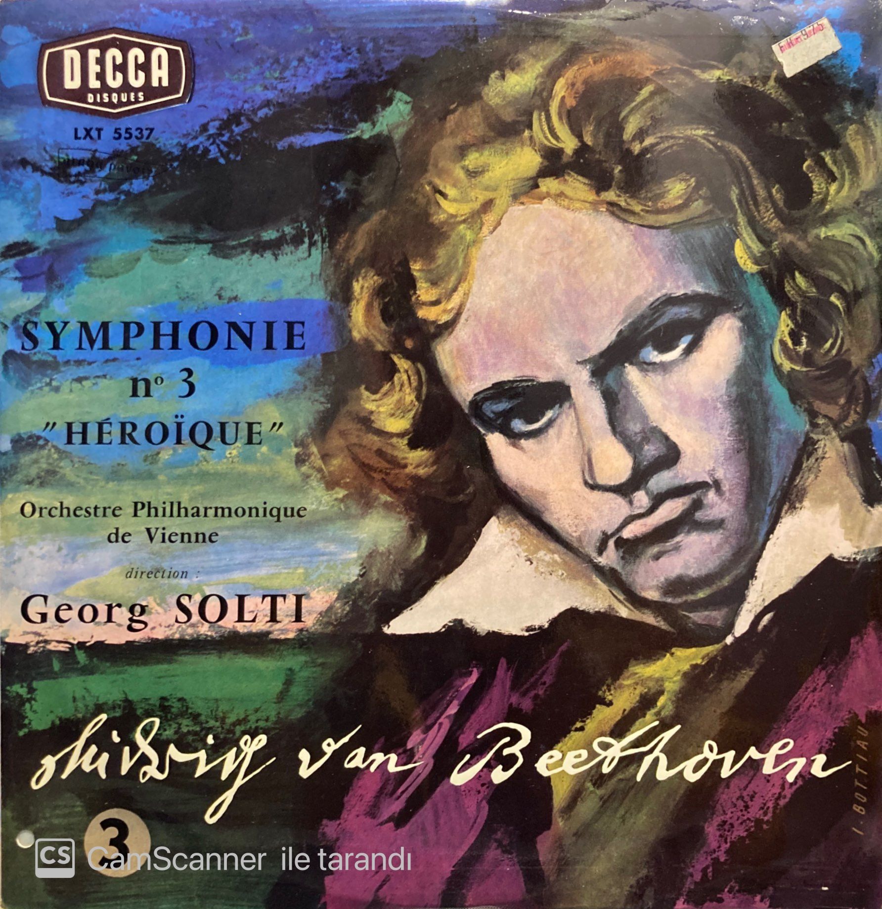 Beethoven* - Vienna Philharmonic Orchestra*, Sir Georg Solti* – Symphony No. 3 ''Heroique'' LP