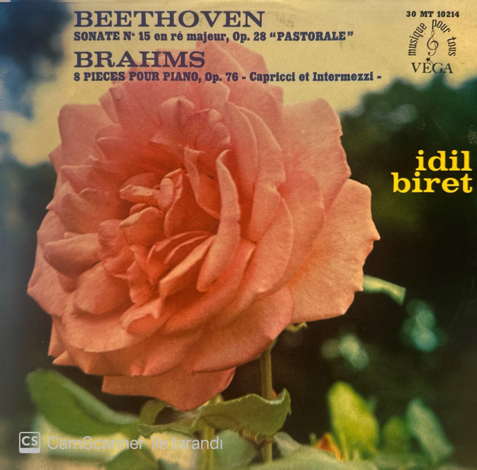 Idil Biret - Beethoven* / Brahms* – Sonate No.15 / 8 Pieces Pour Piano LP