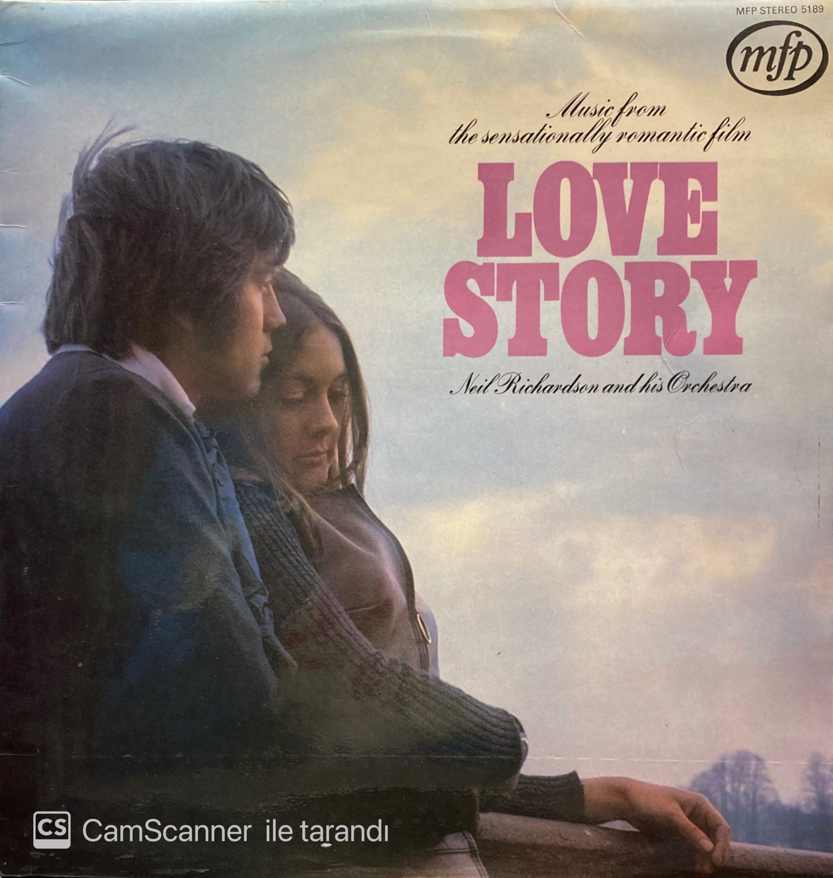 Neil Richardson And His Orchestra – Music From The Sensationally Romantic Film: Love Story LP